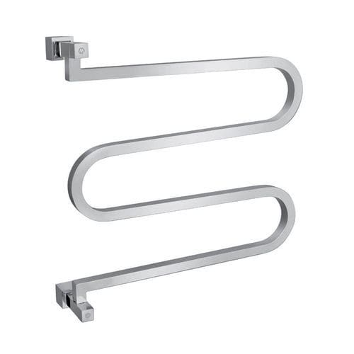 Hot water towel radiator - 400/SQ - MARGAROLI - 0...500 w / contemporary / brass