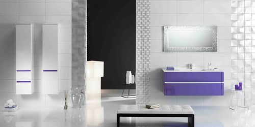Wall-hung washbasin cabinet - QU13 - MOBILTESINO - elm / contemporary / with drawers