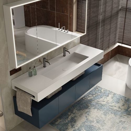 Contemporary bathroom EDIITON MOMA DESIGN oak / MDF