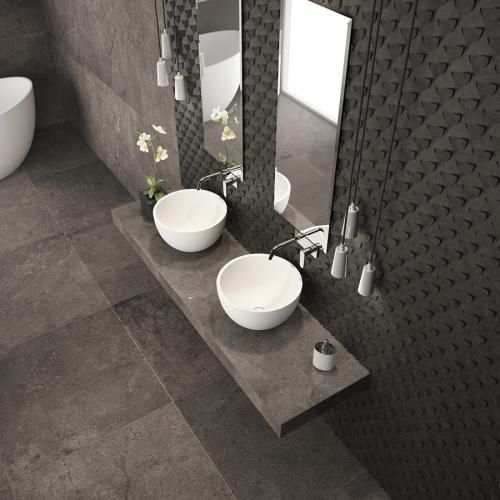 Natural stone tile - CANDANGO PRETO - MOSARTE - natural finish / high-gloss / embossed