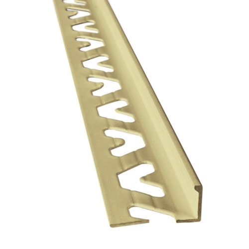 Metal edge trim - ICON SLIM GOLD   - PORTOBELLO - for partition wall / edge / L