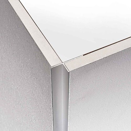 Anodized aluminum edge trim - PLANO PS 130 - PROFILITEC - outside corner / straight