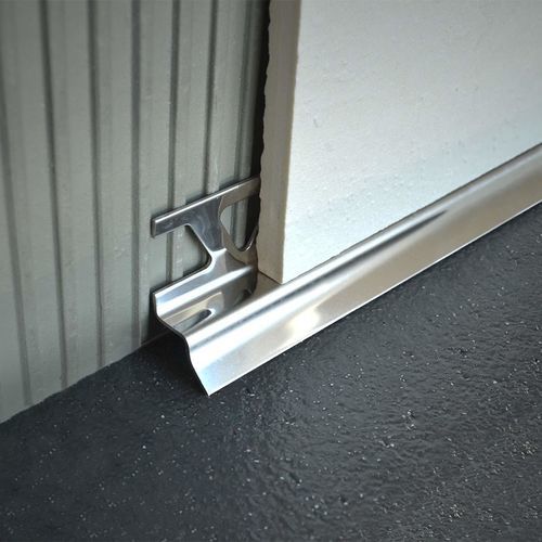 Resin edge trim - INTERJOLLY IJ - PROFILITEC - stainless steel / for wet rooms / for wall covering