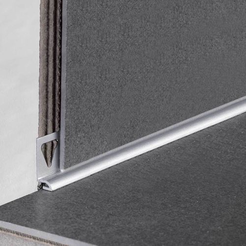 Silver-colored baseboard - BT - PROFILITEC - golden / aluminum / decorative