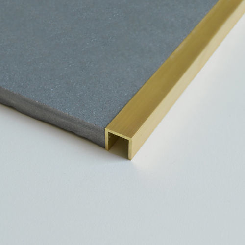 Brass transition profile - LINETEC PU - PROFILITEC - for tile / for floor / for floor coverings