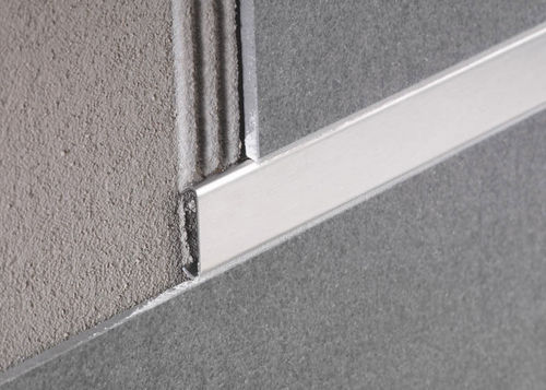 Steel junction profile - LISTEC LI - PROFILITEC - stainless steel / for tile