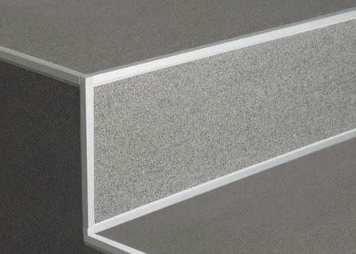 Aluminum stair nosing - MOSAICTEC SJM - PROFILITEC - non-slip