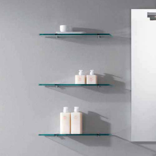 Wall-mounted shelf - 1318 - PROGETTO IDEA STELLA - contemporary / glass / bathroom