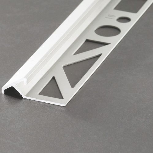 Aluminum transition profile - PRONIVO S series - PROLINE - stainless steel / for tile / carpet