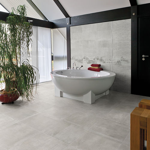 Porcelain stoneware tile - ICON - Ceramica Rondine - polished / aged / indoor
