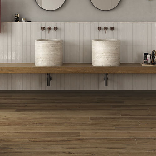 Porcelain stoneware tile - NUT - Ceramica Rondine - natural finish / indoor / bathroom