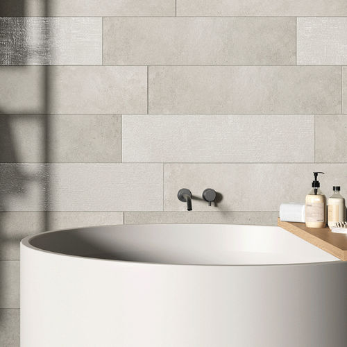 Porcelain stoneware tile - LIGHT  - Ceramica Rondine - structure / indoor / bathroom