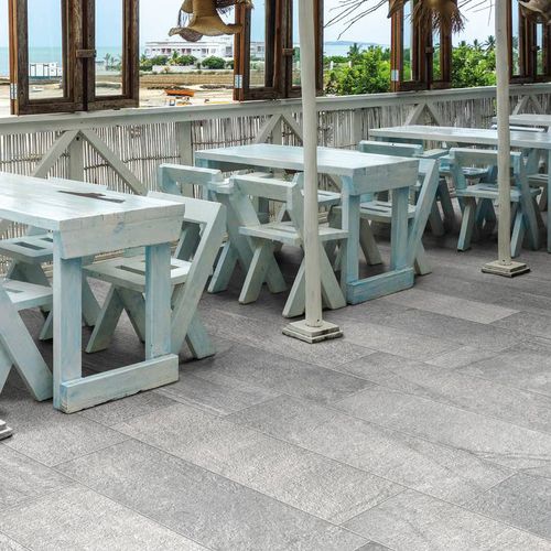 Porcelain stoneware tile - ONSERNONE GRIGIO - Ceramica Rondine - textured / structure / outdoor