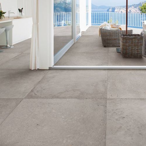 Porcelain stoneware tile - TAUPE - Ceramica Rondine - natural finish / indoor / kitchen