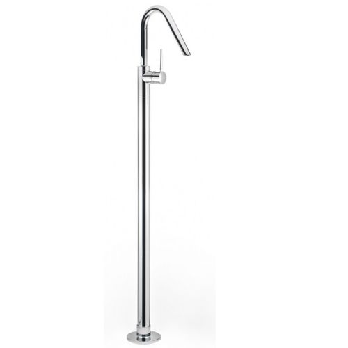 Bathtub mixer tap - 23112 - RUBINETTERIA PORTA & BINI - floor-mounted / chromed metal / bathroom