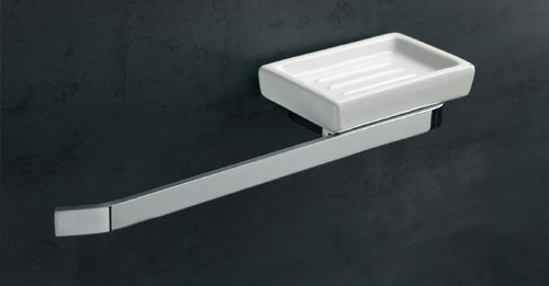 1-bar towel rack - MZ 69 - STILHAUS - wall-mounted / brass / white