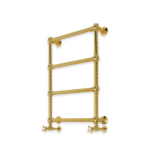 Hot water towel radiator - G 1021 - STILHAUS - contemporary / brass / golden