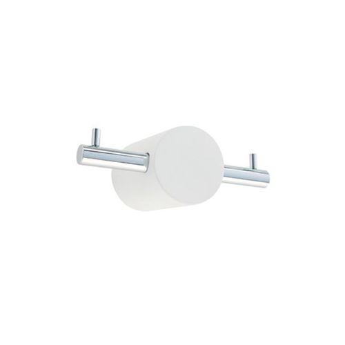 Contemporary robe hook - EQR 13 - STILHAUS - brass / resin / double
