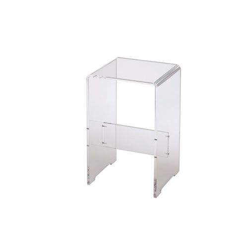 Contemporary stool - 1137 - STILHAUS - Plexiglas® / glass base / double