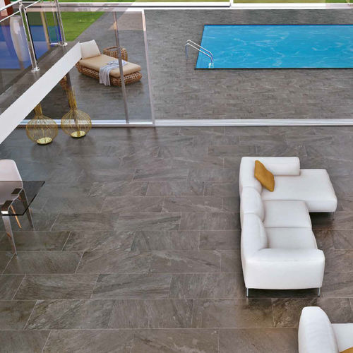 Porcelain stoneware tile - WELLINGTON - TERRACOTA - polished / indoor / outdoor