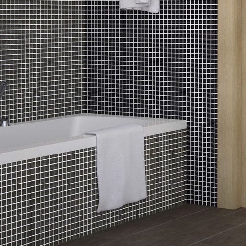 Porcelain stoneware mosaic tile - SOMME - TERRACOTA - high-gloss / indoor / bathroom