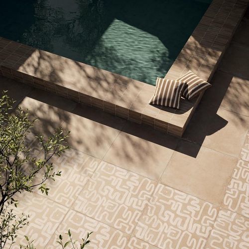 Porcelain stoneware tile - HOLIDAY  - TUBADZIN - matte / indoor / outdoor