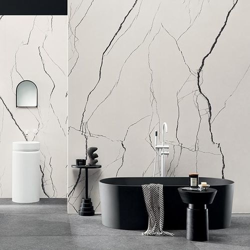 Porcelain stoneware tile - STONE LINE  - TUBADZIN - matte / indoor / bathroom