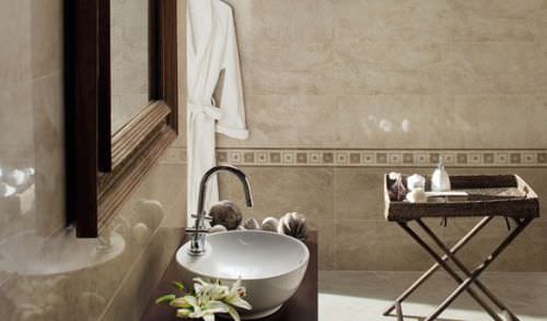 Ceramic tile - VINAROS - TUBADZIN - high-gloss / indoor / bathroom