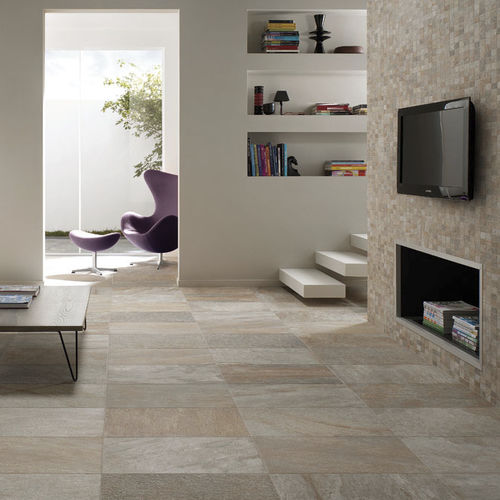 Indoor tile - QUARZITE - UNICOM-STARKER - living room / wall / floor