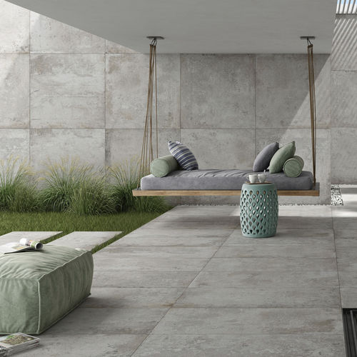 Porcelain stoneware tile - DEBRIS 2THICK - UNICOM-STARKER - polished / outdoor / garden