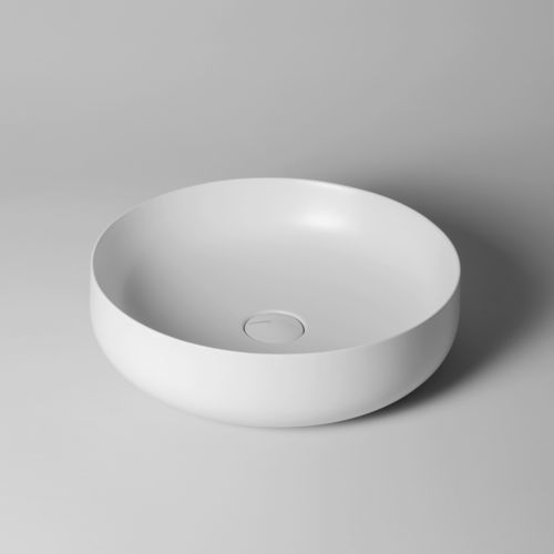 Countertop washbasin - SEED H13 - VALDAMA - ceramic / round / contemporary