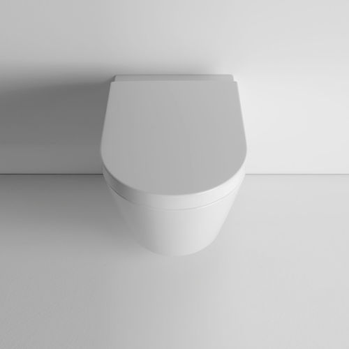 Wall-hung toilet - IL - VALDAMA - ceramic / modern