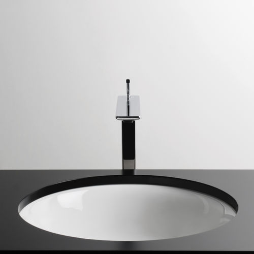 Undercounter washbasin - SOUL 1 U H15 - VALDAMA - ceramic / round / contemporary