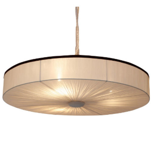 Pendant lamp - URCHIN  - GONG - metal / cotton / silk