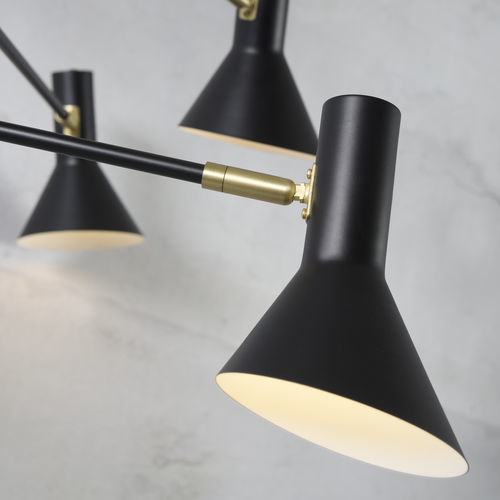 Contemporary ceiling light - IZMIR/H6/B  - it's about RoMi - conical / iron / LED