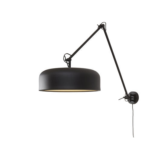 Contemporary wall light - MARSEILLE/WA/B  - it's about RoMi - indoor / iron / round
