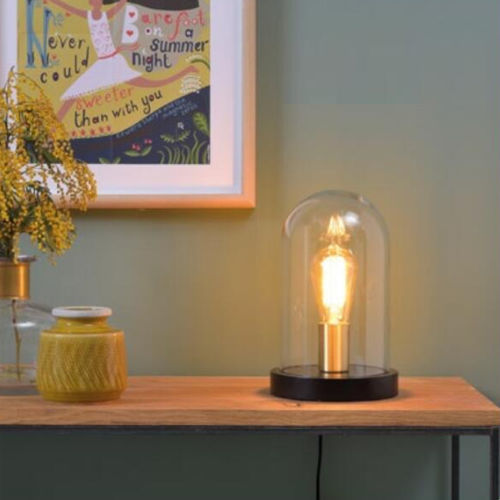 Table lamp - SEATTLE/T/B  - it's about RoMi - glass / wooden / contemporary