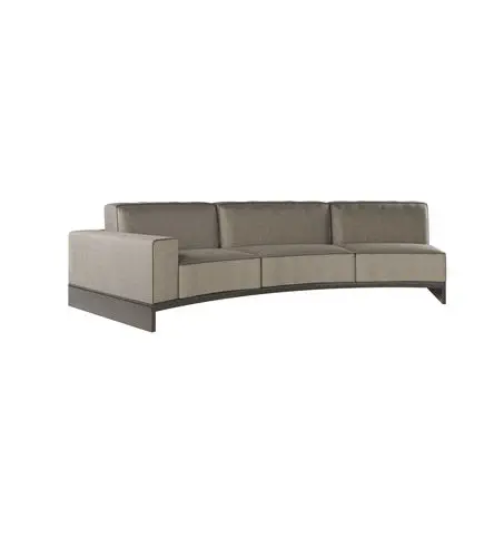 Modular Sofa Da Vinci Jetclass Semicircular Contemporary Customizable Color Modular Sofa Da Vinci Jetclass, Da Vinci Leather Sofa