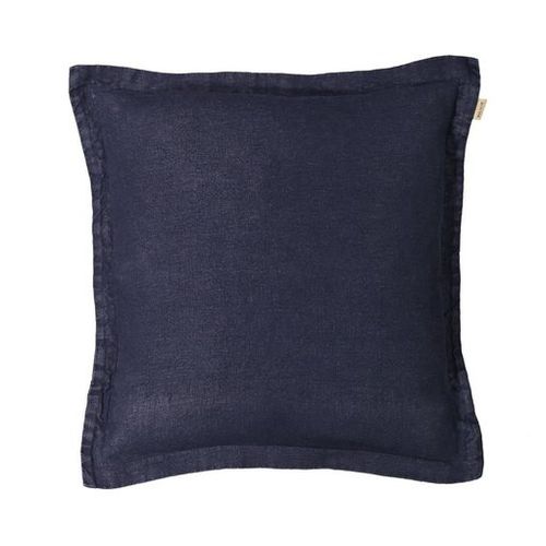 Square cushion - ARONA   - BALMUIR  - plain / linen / blue