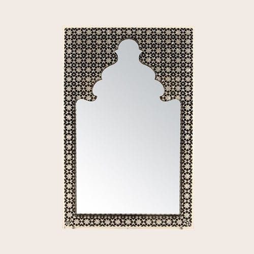 Wall-mounted mirror - ARABIAN NIGHT - NADA DEBS - contemporary / rectangular / brass