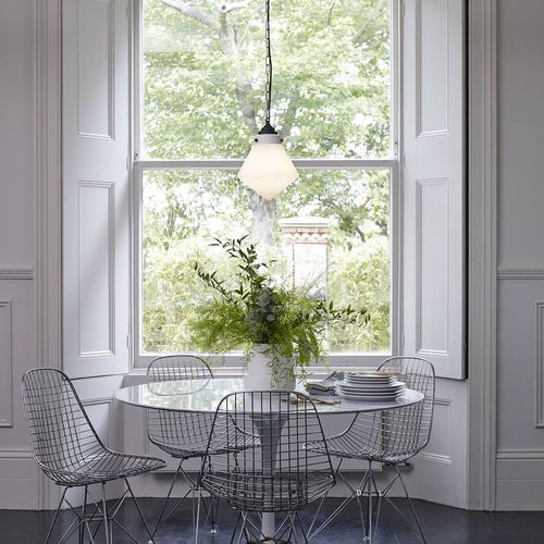 Pendant lamp - POINT : DP8400/OP/WE - ORIGINAL BTC - opalescent glass / traditional / corded