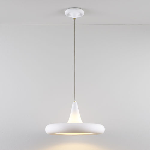 Pendant lamp - DROP - ORIGINAL BTC - brass / ceramic / contemporary