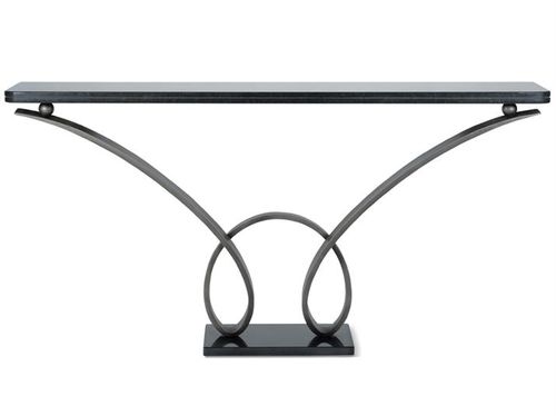 Traditional sideboard table - BYRON : DOUBLE - VILLIERS - metal / stone / square
