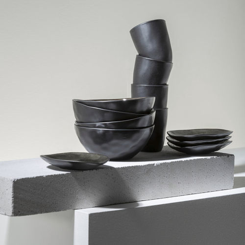 Stoneware tableware - DARK GRAY PURE - SERAX - home / commercial