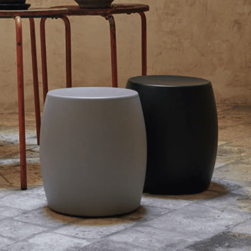 Contemporary stool - BART - Myyour - polyethylene / central base / ergonomic