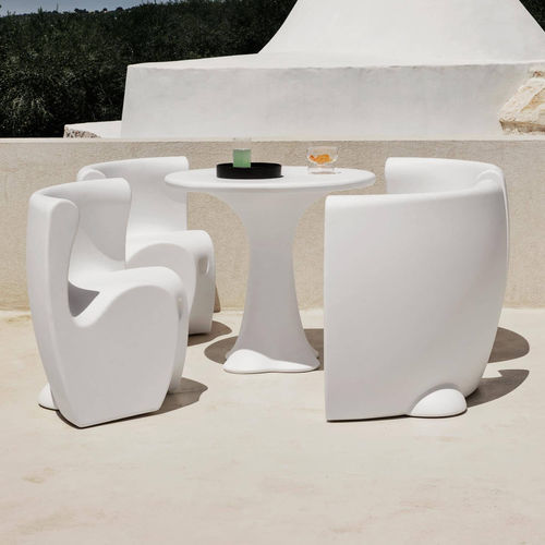 Original design table and chair set - COMMUNITY - Myyour - indoor / outdoor / plastic