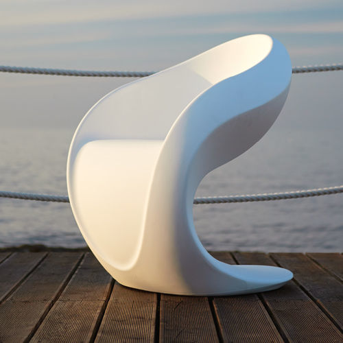 Original design chair - MISS PETRA - Myyour - outdoor / polyethylene / polyethylene base