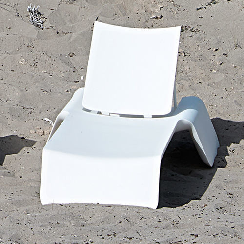 Contemporary sun lounger - NOVA  - Myyour - fabric / polyethylene / 100% recyclable