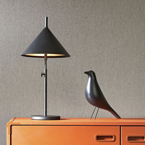 Contemporary wallpaper - MERU  - Hooked on Walls - patterned / fabric look / gray