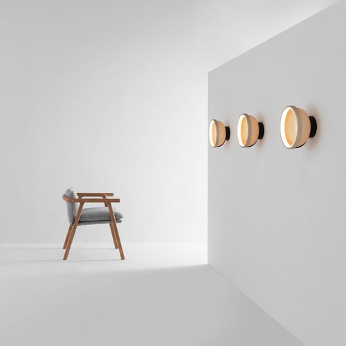 Contemporary wall light - MESH - Resident - indoor / aluminum / round